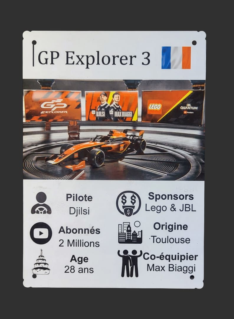 Plaque GP Explorer